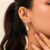 Earrings white gold 3071